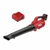 SKIL Cordless Electric Leaf Blowers PWR CORE 20-volt 400-CFM Brushless Handheld Cordless Electric Leaf Blower 4 Ah (Battery & Charger Included)