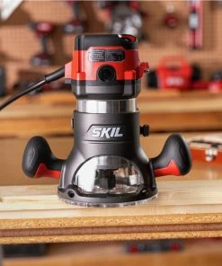 SKIL Routers 1/4-in and 1/2-in 2-HP Variable Speed Fixed Corded Router (Tool Only) -PORTER CABLE Online Store 42634215