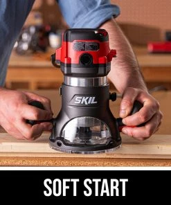 SKIL Routers 1/4-in and 1/2-in 2-HP Variable Speed Fixed Corded Router (Tool Only) -PORTER CABLE Online Store 42634228
