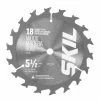 SKIL Circular Saw Blades Construction 5-1/2-in 18-Tooth Tungsten Carbide-tipped Steel Circular Saw Blade