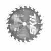 SKIL Circular Saw Blades Construction 6-1/2-in 24-Tooth Tungsten Carbide-tipped Steel Circular Saw Blade