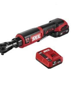 SKIL Impact Wrenches PWR CORE 12-Amp 12-volt Variable Speed Brushless 3/8-in Drive Cordless Ratchet Wrench (1-Battery Included)