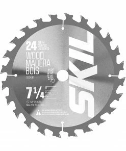 SKIL Circular Saw Blades Construction 7-1/4-in 24-Tooth Tungsten Carbide-tipped Steel Circular Saw Blade