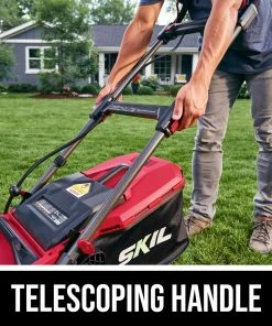 SKIL Cordless Electric Push Lawn Mowers PWR CORE 20-volt Brushless 18-in Push Cordless Electric Lawn Mower 4 Ah (Battery and Charger Included) 13 SKIL Cordless Electric Push Lawn Mowers PWR CORE 20-volt Brushless 18-in Push Cordless Electric Lawn Mower 4 Ah (Battery and Charger Included) -PORTER CABLE Online Store 43276426