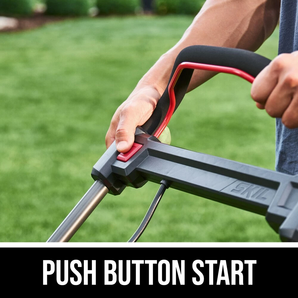 SKIL Cordless Electric Push Lawn Mowers PWR CORE 20-volt Brushless 18-in Push Cordless Electric Lawn Mower 4 Ah (Battery and Charger Included) 6 SKIL Cordless Electric Push Lawn Mowers PWR CORE 20-volt Brushless 18-in Push Cordless Electric Lawn Mower 4 Ah (Battery and Charger Included) - Image 6