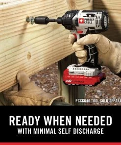 PORTER-CABLE Power Tool Batteries & Chargers 20-Volt Max 2 Amp-Hour Lithium Power Tool Battery 12 PORTER-CABLE Power Tool Batteries & Chargers 20-Volt Max 2 Amp-Hour Lithium Power Tool Battery -PORTER CABLE Online Store 43349835