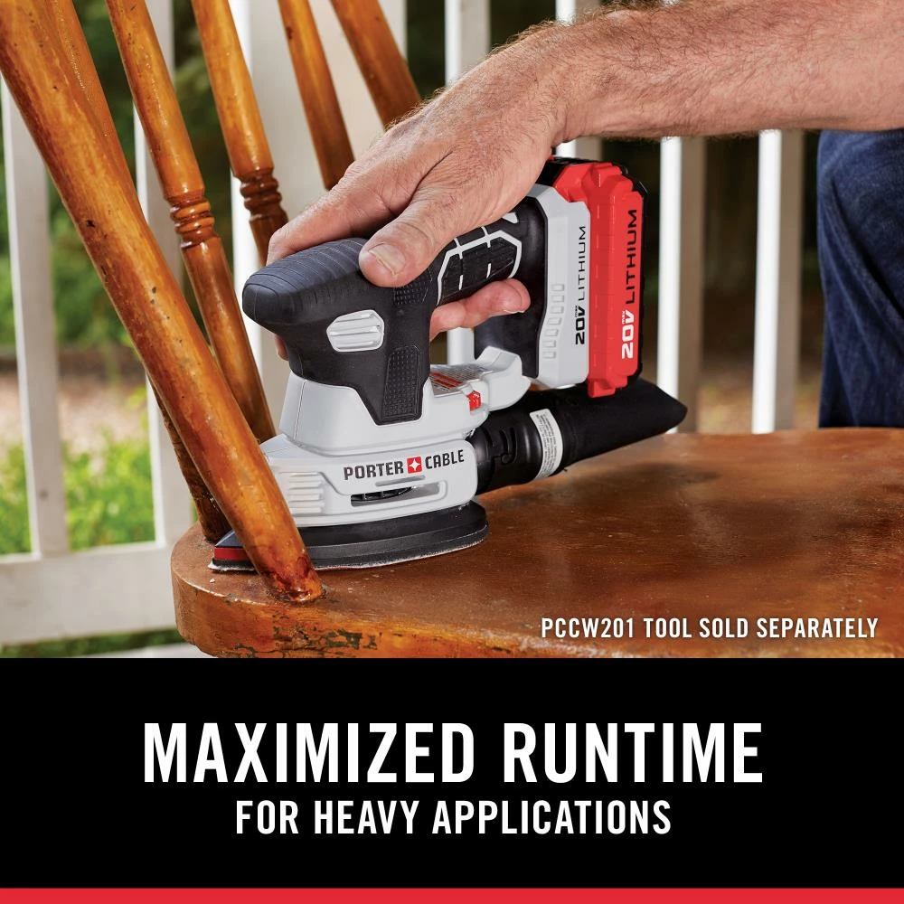 PORTER-CABLE Power Tool Batteries & Chargers 20-Volt Max 2 Amp-Hour Lithium Power Tool Battery 4 PORTER-CABLE Power Tool Batteries & Chargers 20-Volt Max 2 Amp-Hour Lithium Power Tool Battery - Image 4