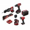 SKIL Power Tool Combo Kits PWR CORE 20 6-Tool 20-Volt Brushless Power Tool Combo Kit Case (2-Batteries Included and Charger Included)