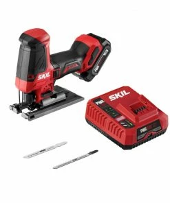 SKIL Jigsaws PWR CORE 12 12-Volt Brushless Variable Speed Keyless Cordless Jigsaw(Battery Included)