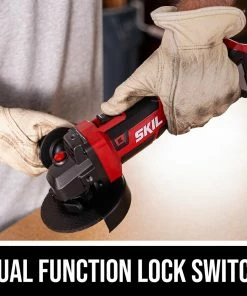 SKIL Angle Grinders PWR CORE 20 4.5-in 20-Volt Sliding Switch Brushless Cordless Angle Grinder (1-Battery and charger Included) -PORTER CABLE Online Store 43642935