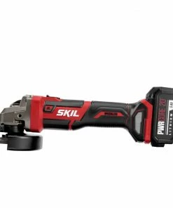 SKIL Angle Grinders PWR CORE 20 4.5-in 20-Volt Sliding Switch Brushless Cordless Angle Grinder (1-Battery and charger Included) -PORTER CABLE Online Store 43642937