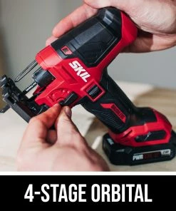 SKIL Jigsaws PWR CORE 12 12-Volt Brushless Variable Speed Keyless Cordless Jigsaw(Battery Included) -PORTER CABLE Online Store 43643393