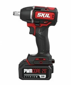 SKIL Impact Wrenches PWR CORE 20-Amp 20-volt Variable Speed Brushless 1/2-in Drive Cordless Impact Wrench (1-Battery Included) -PORTER CABLE Online Store 44004797