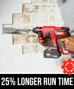 SKIL Rotary Hammer Drills PWR CORE 20 20-Volt SDS-Plus Variable Speed Cordless Rotary Hammer Drill (1-Batteries Included) -PORTER CABLE Online Store 44004879