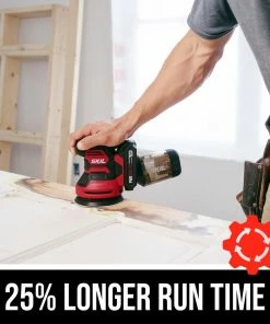 SKIL Power Sanders PWR CORE 20-Volt Cordless Variable Speed Random Orbital Sander with Dust Management (Battery Included) 11 SKIL Power Sanders PWR CORE 20-Volt Cordless Variable Speed Random Orbital Sander with Dust Management (Battery Included) -PORTER CABLE Online Store 44211590