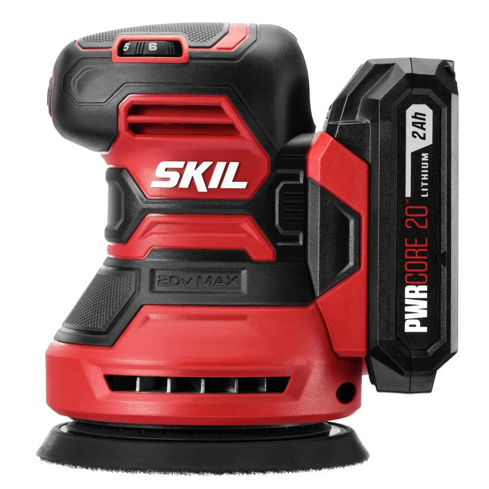 SKIL Power Sanders PWR CORE 20-Volt Cordless Variable Speed Random Orbital Sander with Dust Management (Battery Included) 9 SKIL Power Sanders PWR CORE 20-Volt Cordless Variable Speed Random Orbital Sander with Dust Management (Battery Included) - Image 9