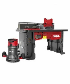 PORTER CABLE Online Store 20 SKIL Routers 1/4-in and 1/2-in 10-Amp 1.75-HP Variable Speed Fixed Corded Router Table and (Tool Only)