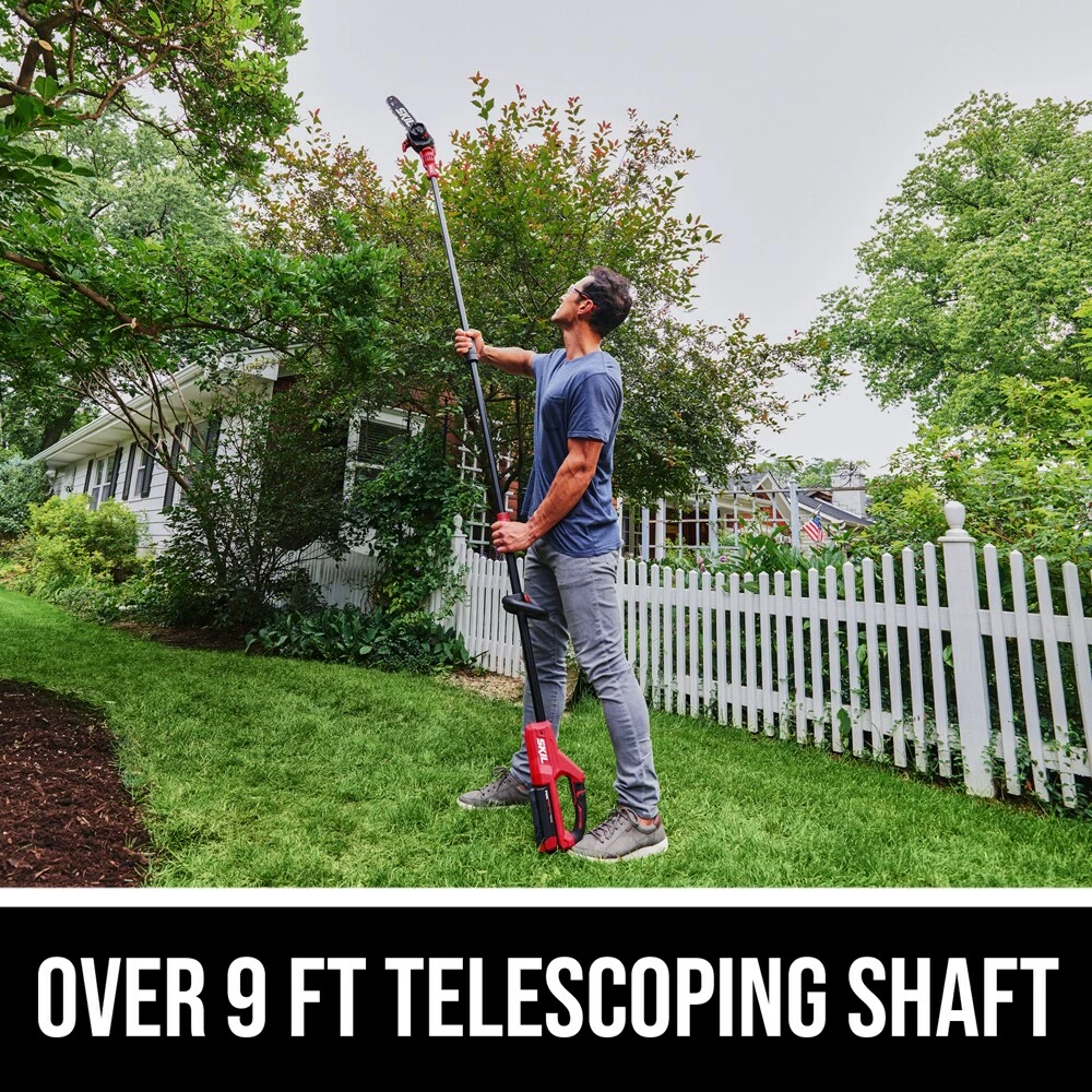 SKIL Cordless Electric Pole Saws PWR CORE 40 40-Volt 10-in Cordless Electric Pole Saw 2.5 Ah (Battery and Charger Included) 8 SKIL Cordless Electric Pole Saws PWR CORE 40 40-Volt 10-in Cordless Electric Pole Saw 2.5 Ah (Battery and Charger Included) - Image 8