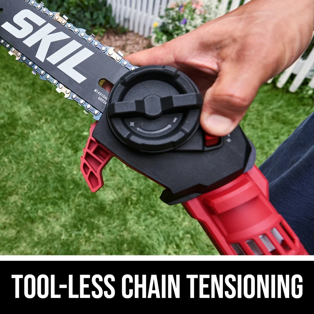 SKIL Cordless Electric Pole Saws PWR CORE 40 40-Volt 10-in Cordless Electric Pole Saw 2.5 Ah (Battery and Charger Included) 7 SKIL Cordless Electric Pole Saws PWR CORE 40 40-Volt 10-in Cordless Electric Pole Saw 2.5 Ah (Battery and Charger Included) - Image 7