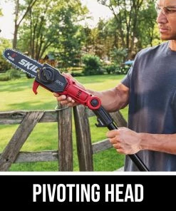 SKIL Cordless Electric Pole Saws PWR CORE 20-volt 8-in Cordless Electric Pole Saw 2 Ah (Battery & Charger Included) 9 SKIL Cordless Electric Pole Saws PWR CORE 20-volt 8-in Cordless Electric Pole Saw 2 Ah (Battery & Charger Included) -PORTER CABLE Online Store 44468333