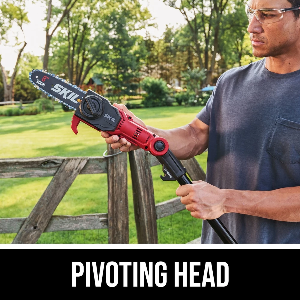 SKIL Cordless Electric Pole Saws PWR CORE 20-volt 8-in Cordless Electric Pole Saw 2 Ah (Battery & Charger Included) 3 SKIL Cordless Electric Pole Saws PWR CORE 20-volt 8-in Cordless Electric Pole Saw 2 Ah (Battery & Charger Included) - Image 3