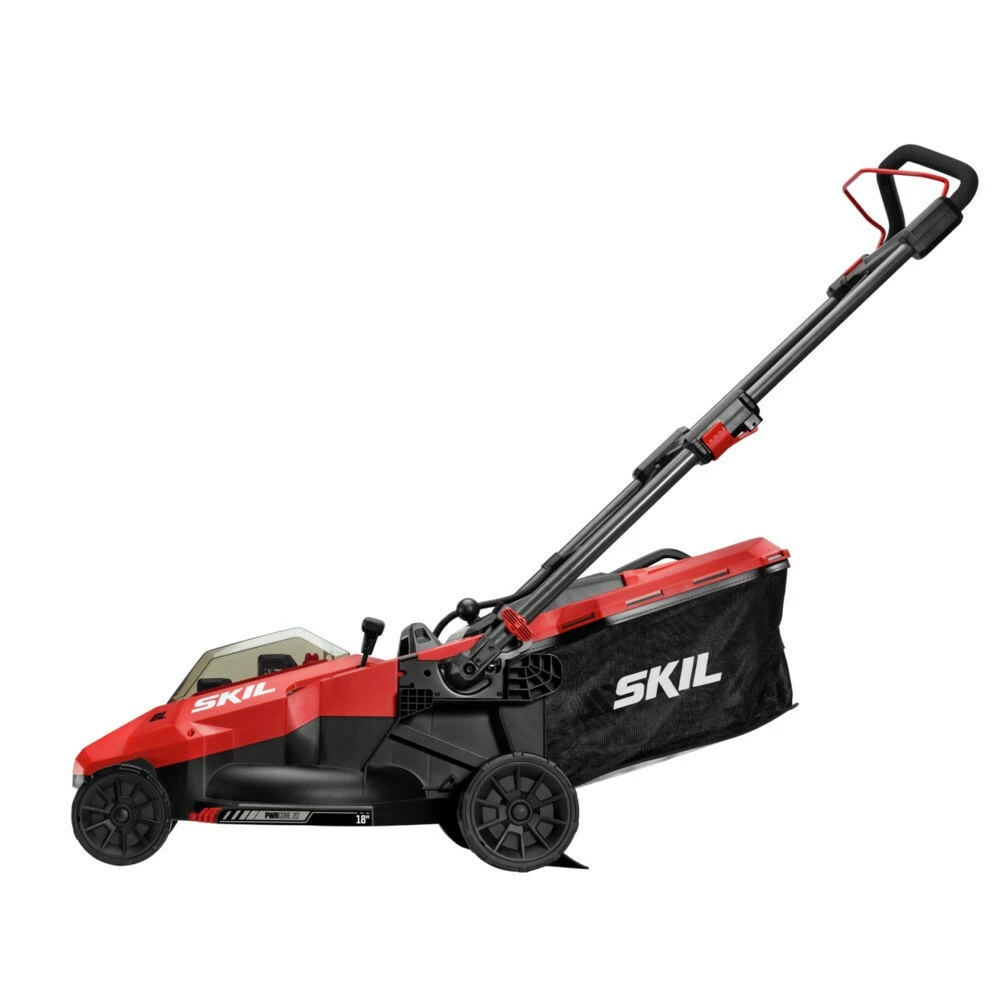 SKIL Cordless Electric Push Lawn Mowers PWR CORE 20-volt Brushless 18-in Push Cordless Electric Lawn Mower 4 Ah (Battery and Charger Included) 9 SKIL Cordless Electric Push Lawn Mowers PWR CORE 20-volt Brushless 18-in Push Cordless Electric Lawn Mower 4 Ah (Battery and Charger Included) - Image 9