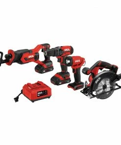SKIL Power Tool Combo Kits PWRCORE 20 4-Tool Combo Kit (DD, RS, CS, SL)