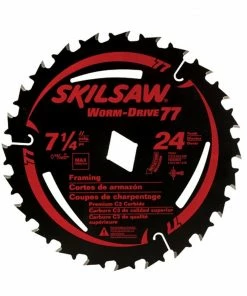 SKIL Circular Saw Blades 7-1/4-in 24-Tooth Worm Drive Circ Saw Blade