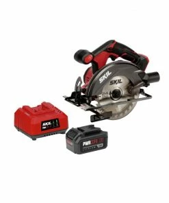 SKIL Circular Saws PWR CORE 20-volt 6-1/2-in Cordless Circular Saw Kit Circular Saw (1-Batteries Charger Included)